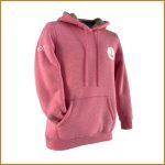 The V.O.T Women’s Hoodie – Pink, White Front
